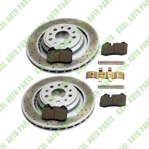 For Maserati Ghibli SQ4 Quattroporte AWD Rear Brake Pads & Rotors OEM 673012377