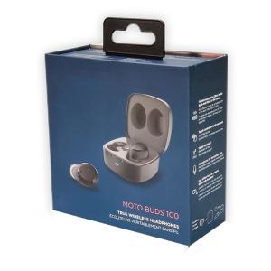Coated Paper Earphone Packaging Box With Handle Lid And Base