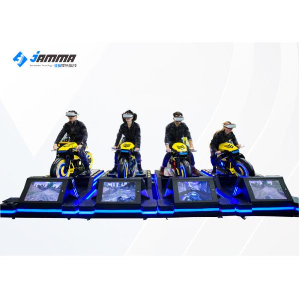 Buy VR Theme Park Motorcycle Driving Simulator Racing Game Machine With 24'' Full HD LCD Display at wholesale prices