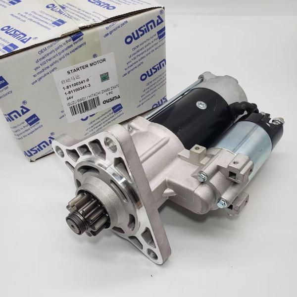 1-81100341-0 1-81100341-3 Starter Motor Assy For Isuzu Engine 6WG1 Hitachi ZX450 ZX470