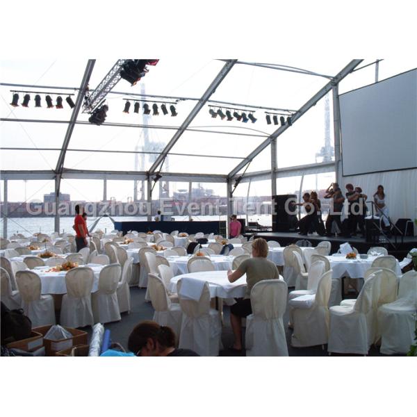Clear Span Tent Customized Exhibition Display marquee With European Standard Frame Structure