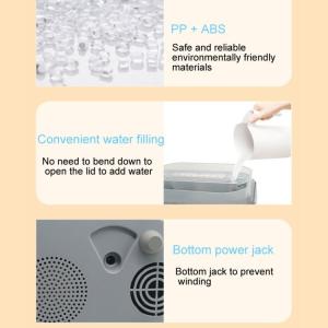 HOMEFISH 400ml Ultrasonic Flame Air Humidifier With Bluetooth