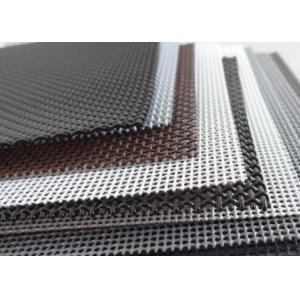 Door Stainless Steel Wire Mesh Sheets , Black 1x1 14 Gauge Wire Mesh