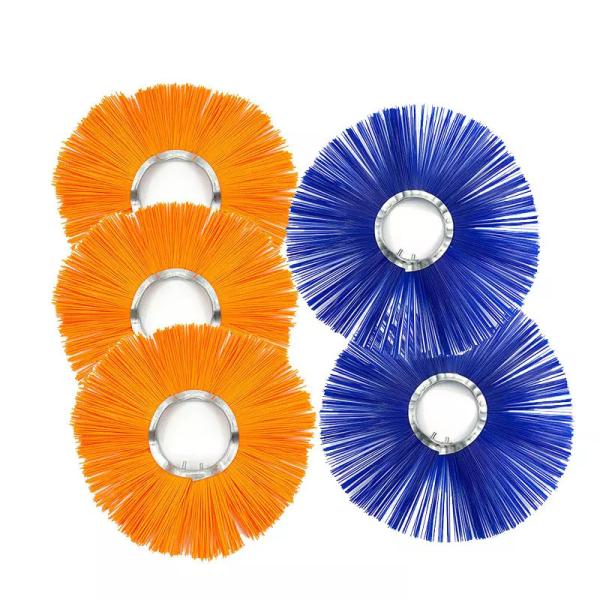 Curved Road Sweeping Brush Gutter Cleaning Broom Wafer Type for Street Vehicle