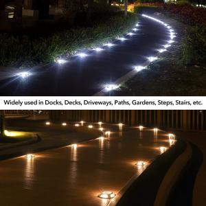 Solar Dock LED Light IP65 Waterproof Warm White Garden Light