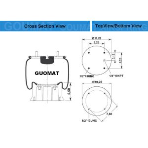 4810 N P04 RIDEWELL 1003589177C - Brake & Wheel M3521 TRUCK AIR BAG