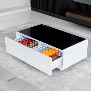 Quality Modern European Style Multifunction Coffee Table with Wireless Charging and Freezer for sale