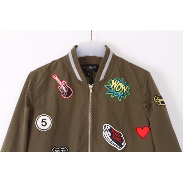 Ladies 2 color Nylon Elastic parka, Women's fashion parka,Embroidery, Special Offer