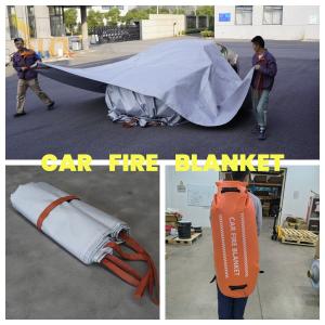 Quality Thermal Resistance Suntex Car Fire Blanket In Gray for sale