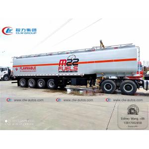 China 4 Axle 60000L Carbon Steel Q235 Fuel Tanker Truck on sale