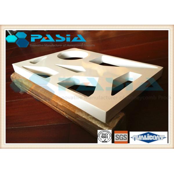 Various Shapes Aluminium Honeycomb Ceiling Panels PVDF Fluorocarbon Powder