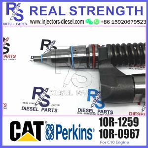 Common Rail Excavator Fuel Injector 10R-1258 10R-1259 For CAT C10 C12 Engine