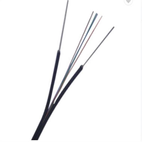 LSZH Sheath Fiber Optic Drop Cable 2 4 12 24 Core With Good Anti Tensile