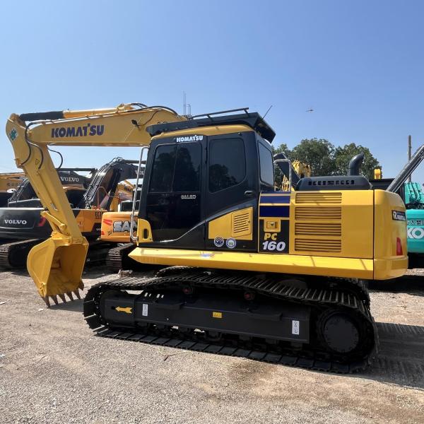 Secondhand Construction Equipment Digger Komatsu Pc160-7 Excavator