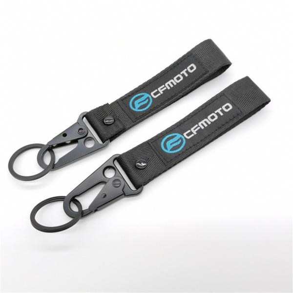 Buy Premium Custom CFMOTO Key Lanyards - Industrial Metal Clips + Bold Brand Weaving + All-Day Carry Comfort at wholesale prices