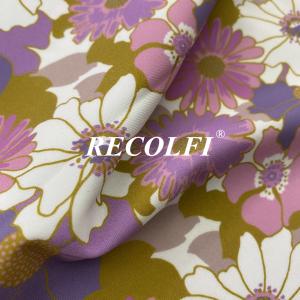 Moistureproof Sustainable Legging Material Fabric Embossed Print