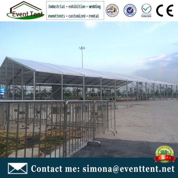 15 Meter large clear transparent wedding Tent Custom For Conference - 30 ℃ To + 70 ℃ Working Temperature