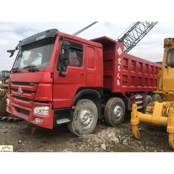 Howo 8x4 Second Hand Dumper Truck , Mining Tipper Trucks Left Hand Drive