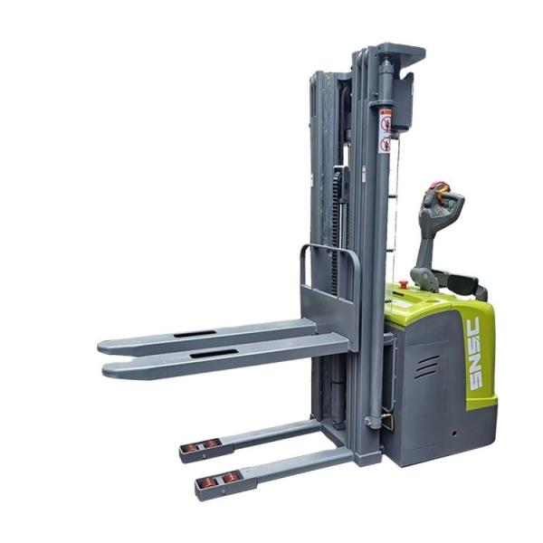 Buy 1500kg 2000kg Electric Pallet Stacker Truck Fully Electric Pallet Stacker at wholesale prices