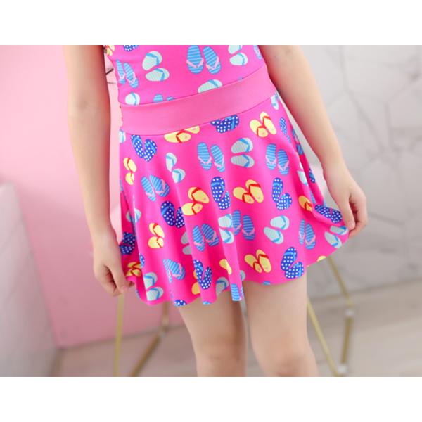 Sunny Girls Swim Suit Two Pieces Shirt Girl Push Up Swimsuit For Children Swimsuit Dress