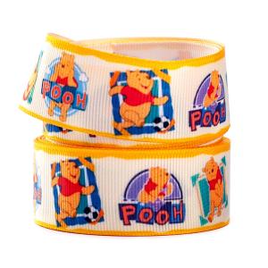 Cartoon Pattern Printing Polyester Ribbon Single Face Grosgrain Ribbon