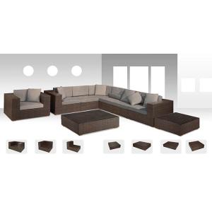 9pcs rattan big sofa set