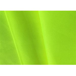Polyester Fluorescent Fabric High Visibility For Safety Jacket