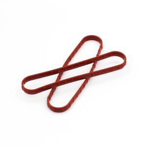 Orange OEM Silicone Rubber Washer Non Standard Customized