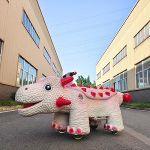Electric Dinosaur Dinosaur Ride in Theme Park and Amusement Park