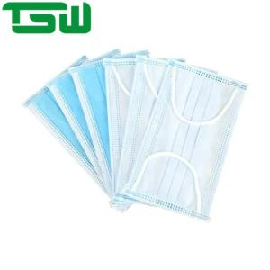 EN14683 Disposable 25G PP Nonwoven 3 Ply Face Mask