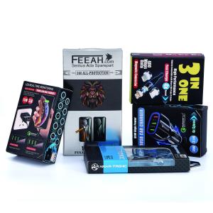 Quality Recyclable Cell Phone Case Packaging Boxes With Windows Mobile Phone Screen Box for sale