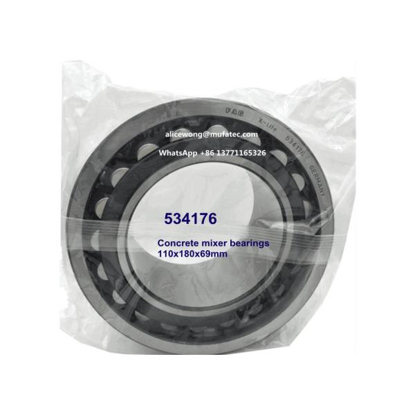 Buy 534176 Concrete mixer bearings taper roller bearings 110x180x69mm at wholesale prices