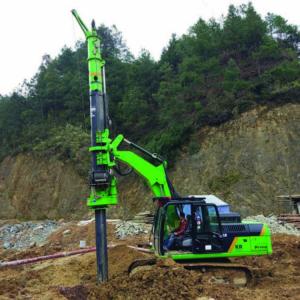 Construction Machinery TYSIM KR50 Rotary Drilling Machine With 20m Depth