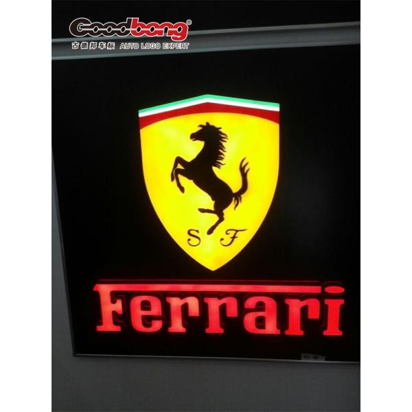 Buy car showroom Luxury crystal car logo at wholesale prices