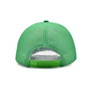 Screen Printing Affixed Patch 5 Panel Trucker Cap Cotton Polyester Custom Fabric