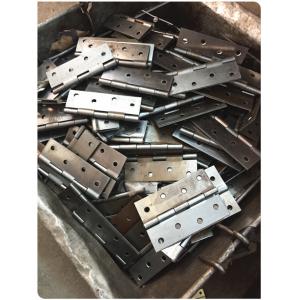 ISO9001 Heavy Duty Metal Door Hinges Unpolished Treatment Customized Size Color