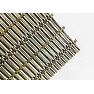 3m Length Antique Brass Architectural Stainless Steel Mesh For Wall Cladding