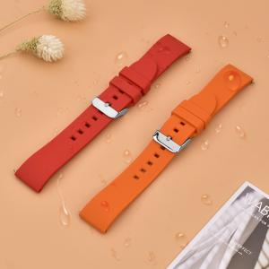 OEM Custom Print Silicone Rubber Watch Band Quick Release 20mm