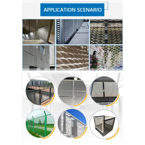 Stainless Steel 5mm Expanded Metal Mesh Rolls Diamond Hole