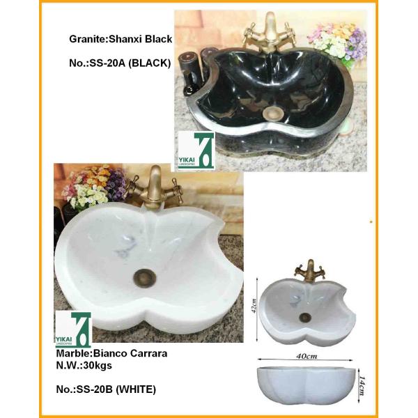 Buy Natural Stone Granite Sink Basin for Bathroom at wholesale prices