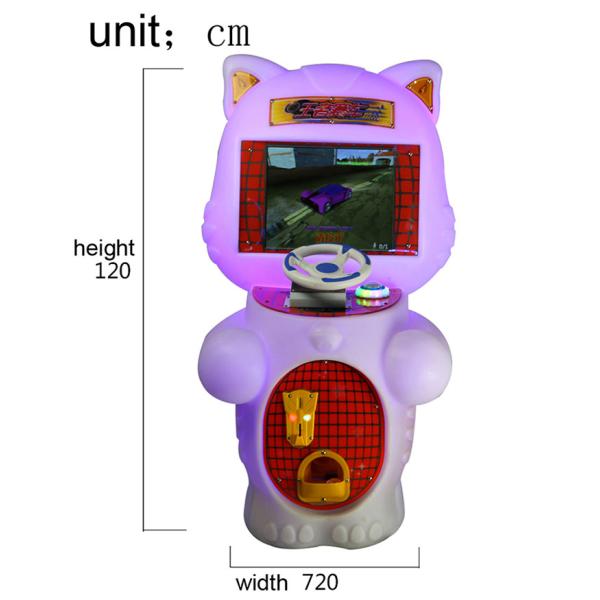 Kids Mall Coin Operated Video Games , New Speed Amusement Arcade Racing Game