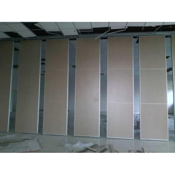 Melamine Surface Operable Sliding Doors / Folding Room Dividers for Hotel