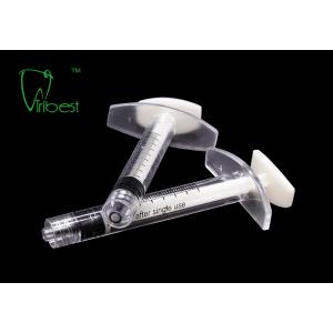 ABS PC Transparent 1cc Luer Lock Syringe For Fillers