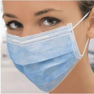 Soft Blue And White Face Mask For Oxygen Concentrator High Breathability