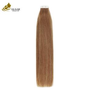 24 Inch Seamless Human Tape In Extensions Black OEM