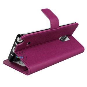 leather wallet protective cases for samsung note edge with card slots