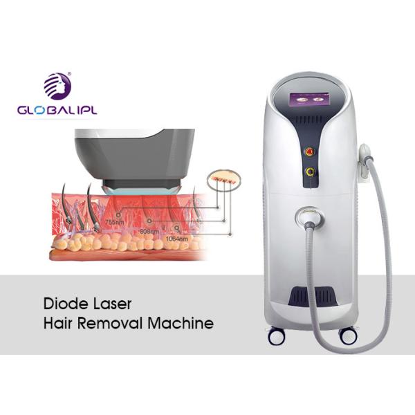 Painless Diode Laser Hair Removal Machine 5 - 400ms Pulse Width Long Lifetime