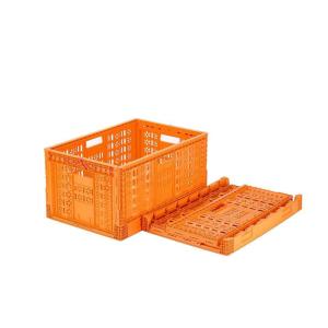 Heavy Duty Moving Collapsible Crate for Supermarket Vegetable Fruit and Long