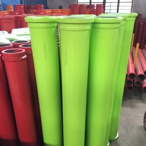 Customized Zoomlion Concrete Pump Pipes Double Wall Wear Resistant