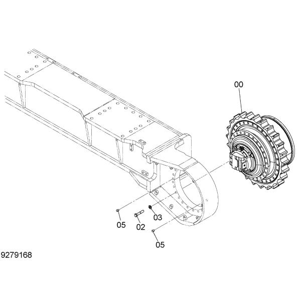 9301480 9270013 9301479 Hydraulic Travel Motor for Hitachi EX1200-6 Travel Device Travel Gearbox Excavator Hydraulic Parts Aftermarket High Quality